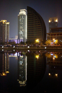 海河夜景