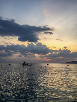 普吉岛海岛夕阳