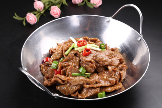 干锅黄牛肉