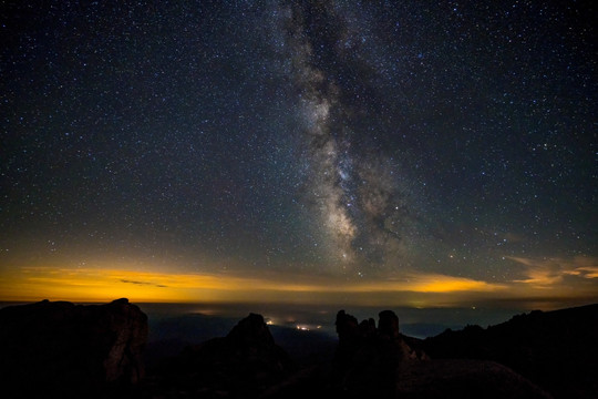 夜空银河