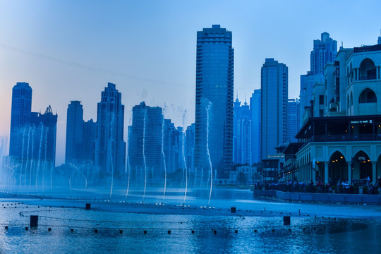 迪拜城市街景