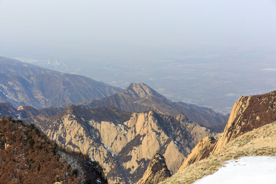 陕西华山群峰风光