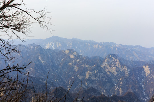 陕西华山群峰风光