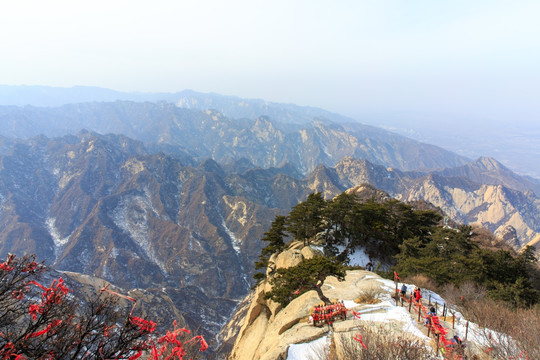 陕西华山西峰风光