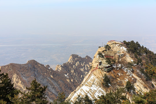 陕西华山莲花峰风光