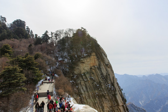 陕西华山西峰风光