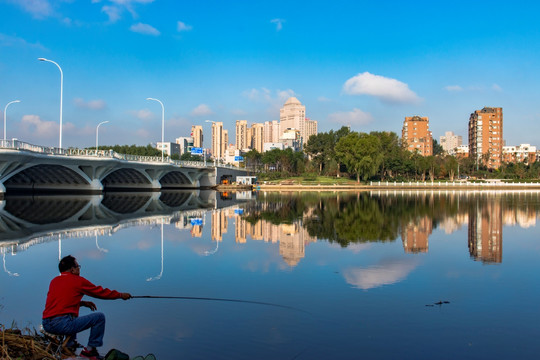 长春伊通河风光