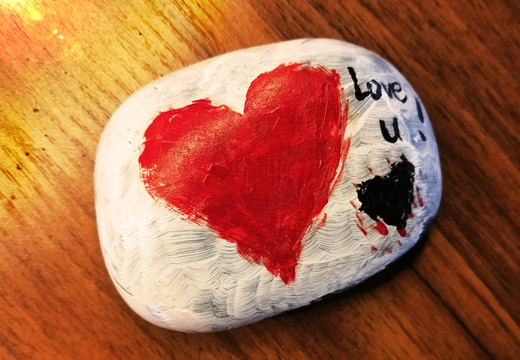 石头爱心