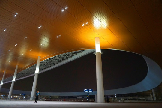 港珠澳大桥珠海公路口岸夜景