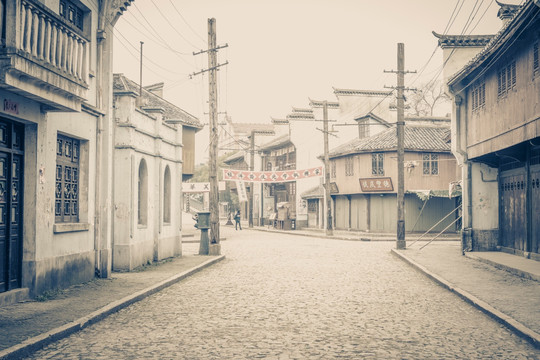 老上海建筑街景