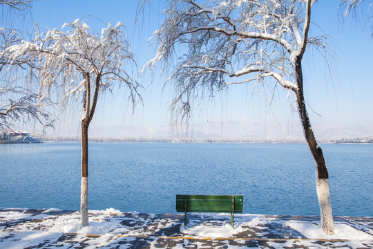 雪后颐和园风光