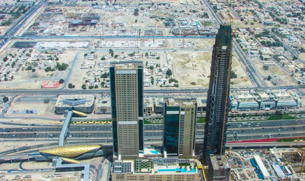 哈法利塔俯瞰迪拜全景