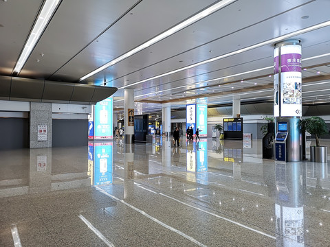 重庆机场T3航站楼内景