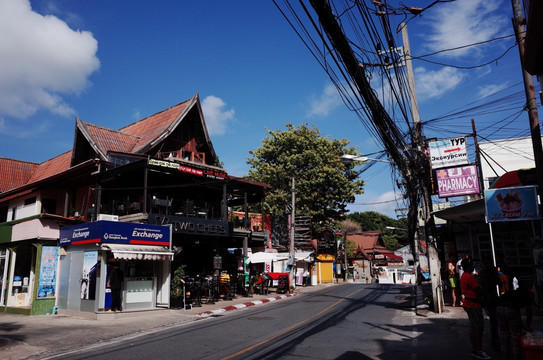 泰国人文风情街道
