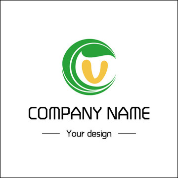 VC字母logo设计
