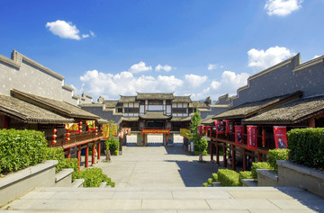 中式传统建筑景观