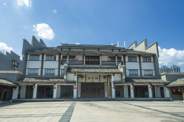 中式建筑外景