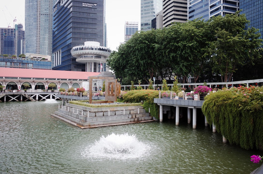 新加坡都市风光建筑