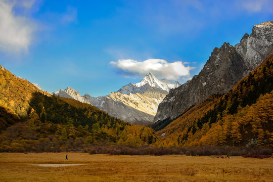 稻城亚丁风景区雪山