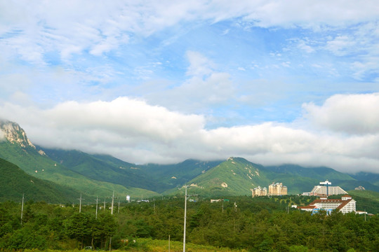 韩国雪岳山旅游度假区城镇风貌