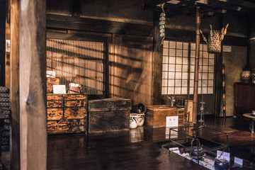 日本古代民居内景