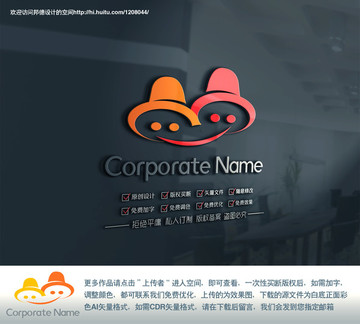 聊天元素创意标志