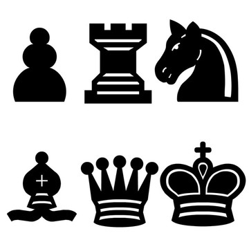 国际象棋棋子黑子