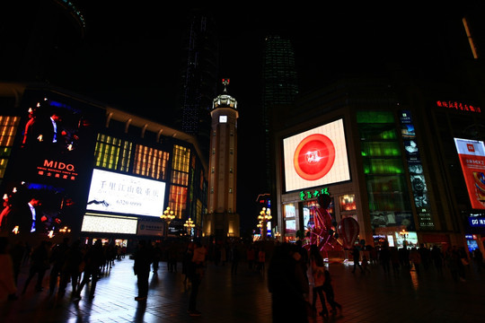 解放碑夜景