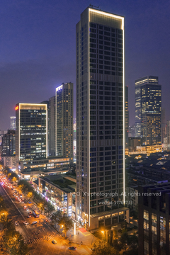 成都夜景一角