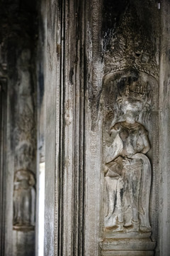 柬埔寨吴哥窟吴哥寺建筑雕塑