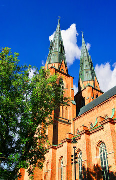 瑞典乌普萨拉市双塔教堂
