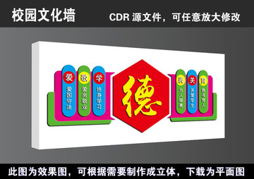 学校教师职业道德规范文化墙展板