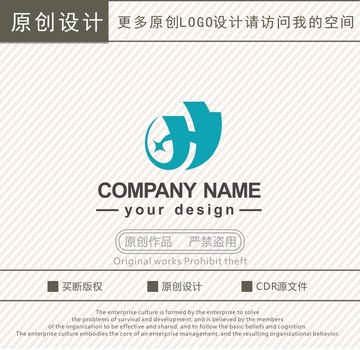 JH字母科技logo