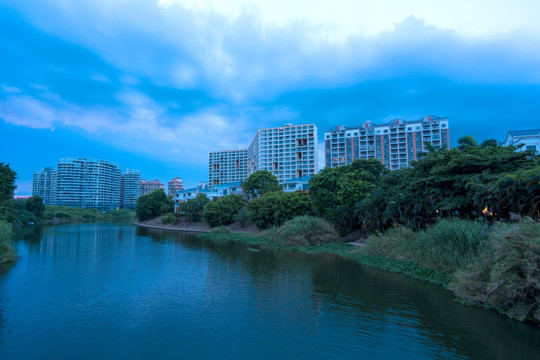 田园城市琼海风光