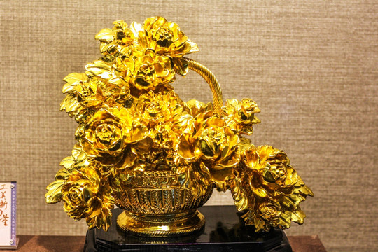 金色莲花装饰