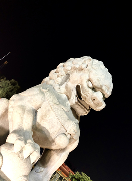 故宫石狮子雕像