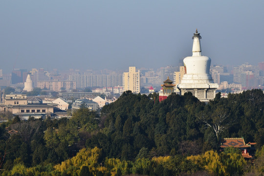 北海公园白塔和白塔寺白塔