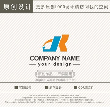 JK字母logo