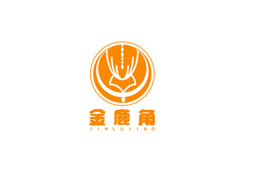 金鹿角logo标志