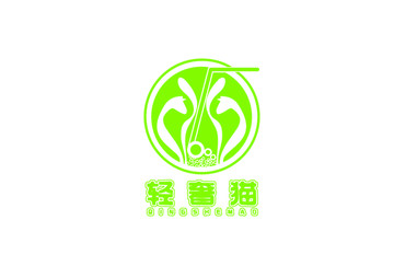 轻奢猫logo标志