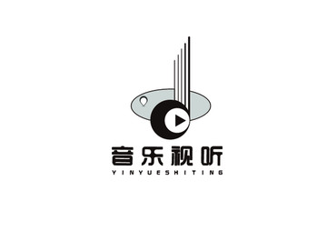 音乐视听标志logo