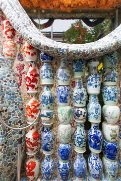 天津和平区天津瓷房子博物馆瓷瓶