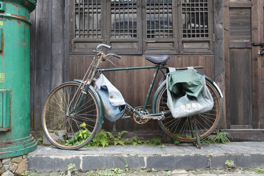 邮递员用的自行车
