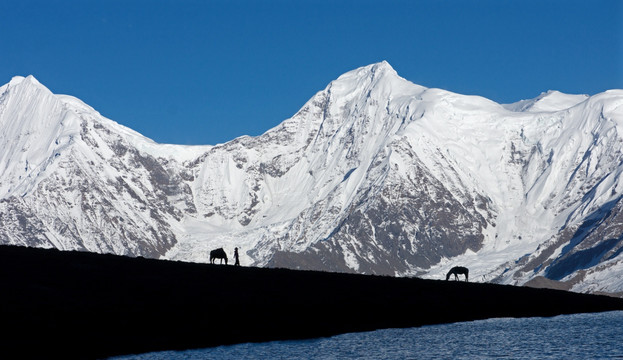 贡嘎山群峰