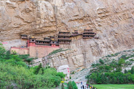 山西浑源北岳恒山悬空寺