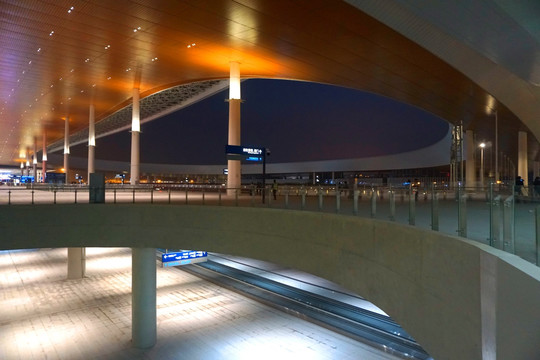 港珠澳大桥珠海公路口岸夜景