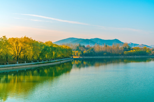 青州南阳湖风景