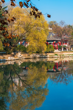范公亭公园初冬风景