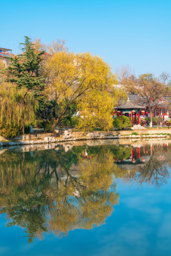 范公亭公园初冬风景