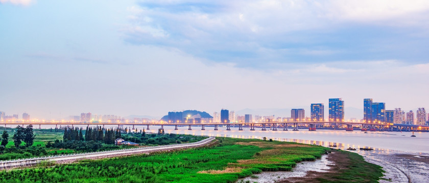 温州夜景高清全景图